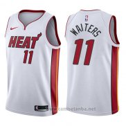 Camiseta Miami Heat Dion Waiters #11 Association 2017-18 Blanco