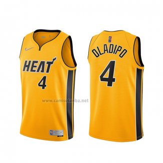 Camiseta Miami Heat KZ Okpala #4 Earned 2020-21 Oro