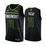 Camiseta Minnesota Timberwolves Naz Reid #11 Statement 2022-23 Negro