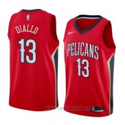 Camiseta New Orleans Pelicans Cheick Diallo #13 Statement 2018 Rojo