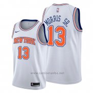 Camiseta New York Knicks Marcus Morris Sr. #13 Statement Blanco