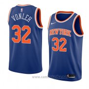 Camiseta New York Knicks Noah Vonleh #32 Icon 2018 Azul