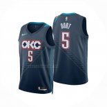 Camiseta Oklahoma City Thunder Luguentz Dort NO 5 Ciudad 2025-26 Azul