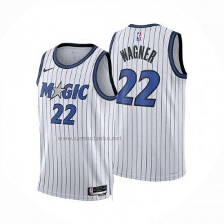 Camiseta Orlando Magic Franz Wagner NO 22 Association 2025-26 Blanco