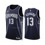 Camiseta Orlando Magic Jett Howard NO 13 Ciudad 2023-24 Azul