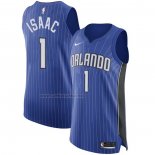 Camiseta Orlando Magic Jonathan Isaac #1 Icon Autentico Azul