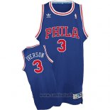 Camiseta Philadelphia 76ers Allen Iverson #3 Retro Azul