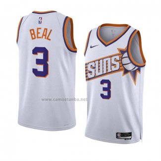 Camiseta Phoenix Suns Bradley Beal #3 Association 2023-24 Blanco