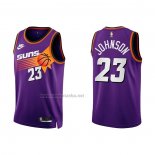 Camiseta Phoenix Suns Cameron Johnson #23 Classic 2022-23 Violeta