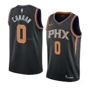 Camiseta Phoenix Suns Isaiah Canaan #0 Statement 2018 Negro