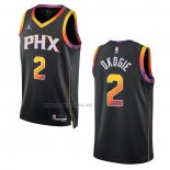 Camiseta Phoenix Suns Josh Okogie #2 Statement 2022-23 Negro
