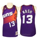 Camiseta Phoenix Suns Steve Nash #13 Retro Violeta