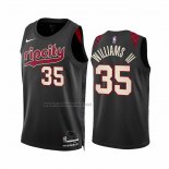 Camiseta Portland Trail Blazers Robert Williams III #35 Ciudad 2023-24 Negro