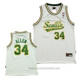 Camiseta Seattle SuperSonics Ray Allen #34 Historic Blanco