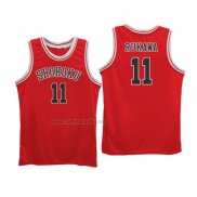 Camiseta Shohoku Rukawa #11 Rojo