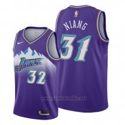 Camiseta Utah Jazz Georges Niang #31 Hardwood Classics 2019-20 Violeta