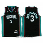 Camiseta Vancouver Grizzlies Abdur-Rahim #3 Historic Retro Negro