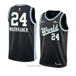 Camiseta 2019 Rising Star Lauri Markkanen #24 USA Negro