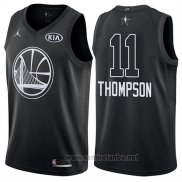 Camiseta All Star 2018 Golden State Warriors Klay Thompson #11 Negro