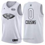 Camiseta All Star 2018 New Orleans Pelicans Demarcus Cousins #0 Blanco