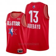 Camiseta All Star 2020 Miami Heat Bam Adebayo #13 Rojo