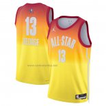 Camiseta All Star 2023 Los Angeles Clippers Paul George #13 Naranja