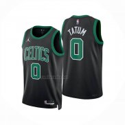 Camiseta Boston Celtics Jayson Tatum NO 0 Statement 2025-26 Negro