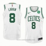 Camiseta Boston Celtics Shane Larkin #8 Association 2018 Blanco