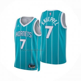 Camiseta Charlotte Hornets Kon Knueppel NO 7 Icon 2025-26 Verde