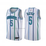 Camiseta Charlotte Hornets Nicolas Batum #5 Classic Blanco