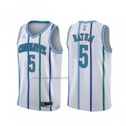 Camiseta Charlotte Hornets Nicolas Batum #5 Classic Blanco