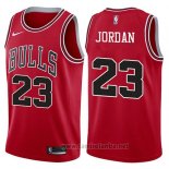 Camiseta Chicago Bulls Michael Jordan #23 2017-18 Rojo