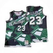 Camiseta Chicago Bulls Michael Jordan #23 Mitchell & Ness Verde