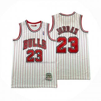 Camiseta Chicago Bulls Michael Jordan NO 23 Reload Mitchell & Ness 1997-98 Blanco