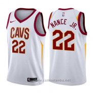 Camiseta Cleveland Cavaliers Larry Nance Jr. #22 Association 2017-18 Blanco