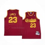 Camiseta Cleveland Cavaliers LeBron James #23 Mitchell & Ness Rojo