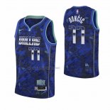 Camiseta Dallas Mavericks Luka Doncic #77 MVP Azul