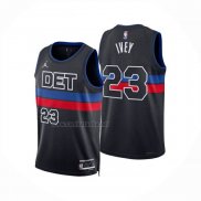 Camiseta Detroit Pistons Jaden Ivey NO 23 Statement 2024-25 Azul