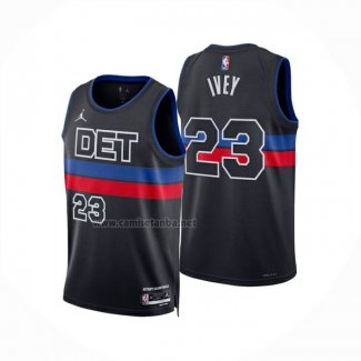Camiseta Detroit Pistons Jaden Ivey NO 23 Statement 2024-25 Azul