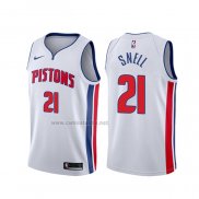 Camiseta Detroit Pistons Tony Snell #21 Association 2019-20 Blanco