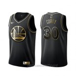 Camiseta Golden Edition Golden State Warriors Stephen Curry #30 Negro