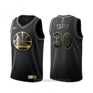 Camiseta Golden Edition Golden State Warriors Stephen Curry #30 Negro