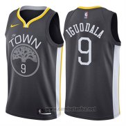 Camiseta Golden State Warriors Andre Iguodala #9 Statement 2017-18 Negro