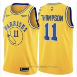 Camiseta Golden State Warriors Klay Thompson #11 Hardwood Classic 2018 Amarillo