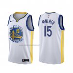 Camiseta Golden State Warriors Mychal Mulder #15 Association Blanco