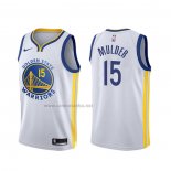 Camiseta Golden State Warriors Mychal Mulder #15 Association Blanco