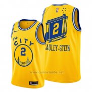 Camiseta Golden State Warriors Willie Cauley-Stein #2 Hardwood Classics Oro