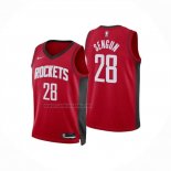 Camiseta Houston Rockets Alperen Sengun NO 28 Icon 2025-26 Rojo