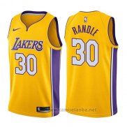 Camiseta Los Angeles Lakers Julius Randle #30 Icon 2017-18 Oro