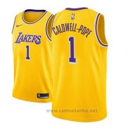 Camiseta Los Angeles Lakers Kentavious Caldwell-Pope #1 Icon 2018-19 Oro